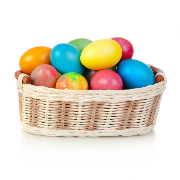 stock image Easter Eggs in basket