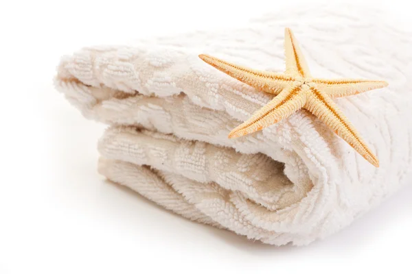 Stapel handdoek — Stockfoto