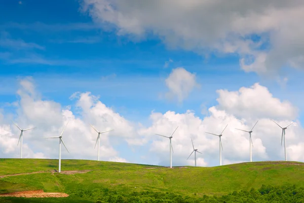 stock image Wind turbine farm