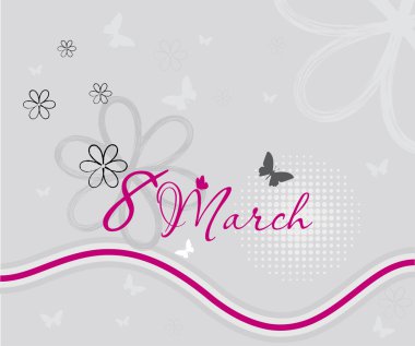 8 march clipart