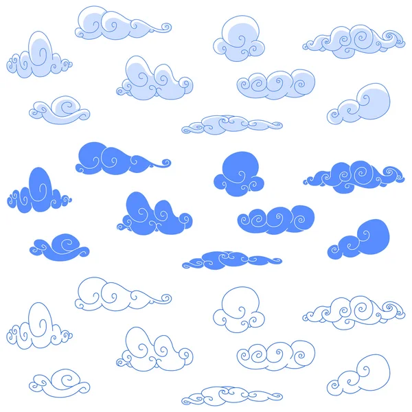 Bulutlar — Stok Vektör