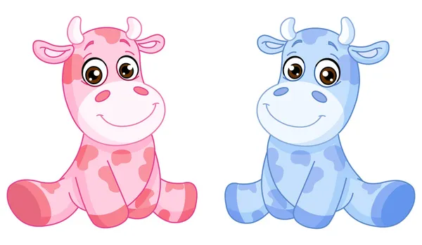 Bébés vaches — Image vectorielle