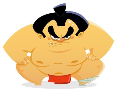 Sumo wrestler clipart