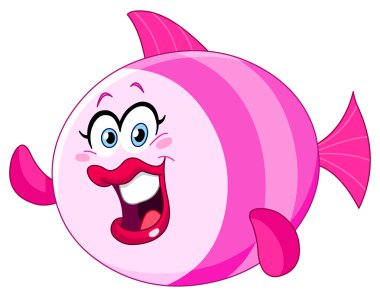 Cute fish clipart