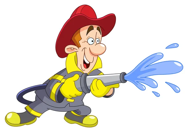 Pompier — Image vectorielle