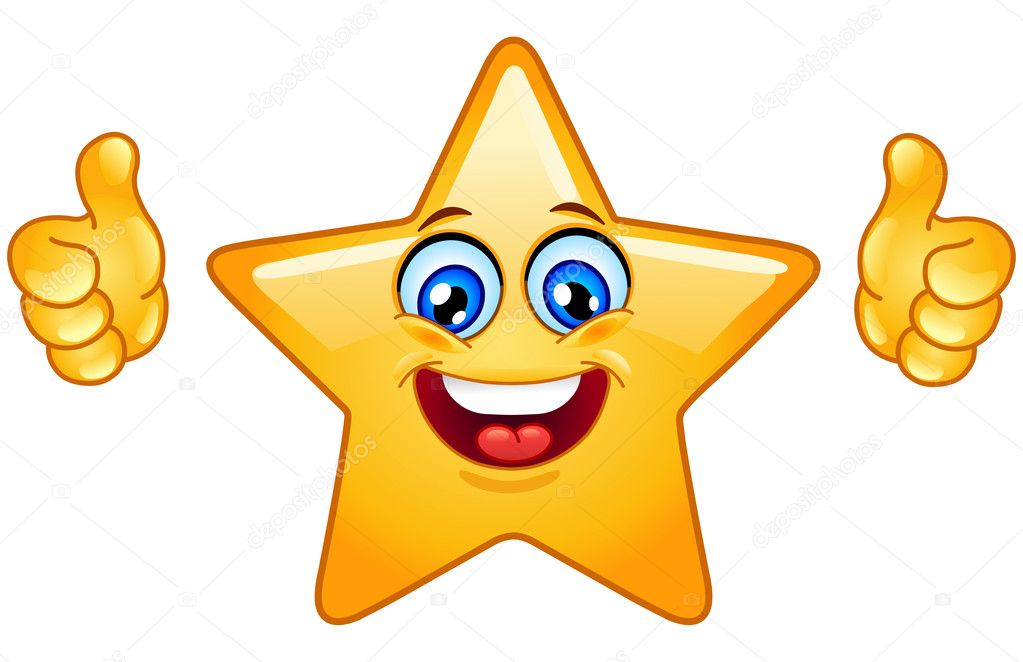 Thumbs up star stock vector yayayoyo 6157683