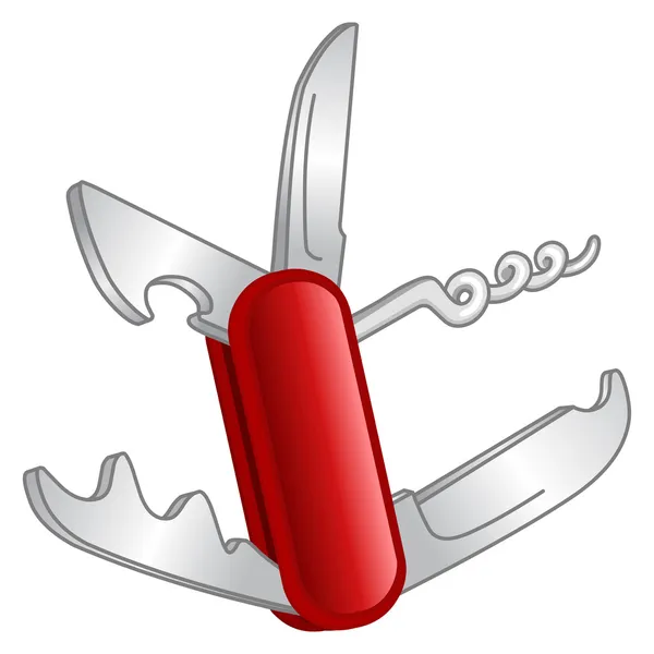 Couteau de poche — Image vectorielle