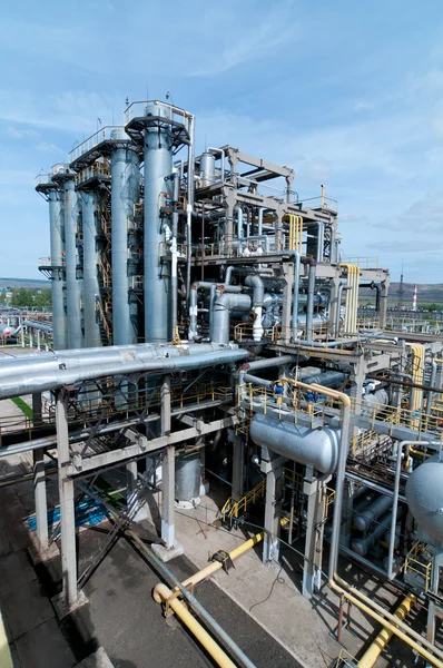 Gasfabriek verwerking — Stockfoto