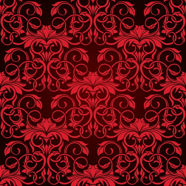 Röd sömlös tapet mönster — Stock vektor