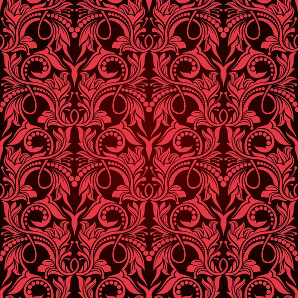 빨간 매끄러운 벽지 패턴 — 스톡 벡터