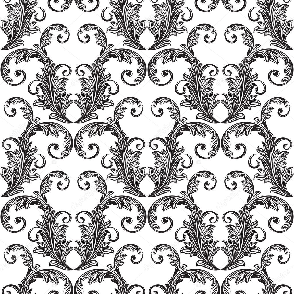 Grey seamless wallpaper pattern