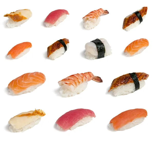 Collectie sushi — Stockfoto