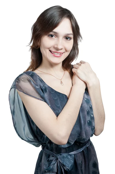 Fata sexy în rochie transparentă — Fotografie, imagine de stoc
