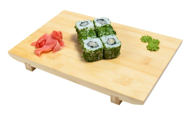 木製のスタンドに寿司 — ストック写真