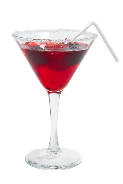 Cocktail con fragole — Foto Stock