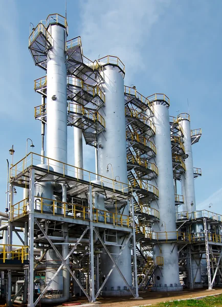 Weergave verwerking gasfabriek — Stockfoto