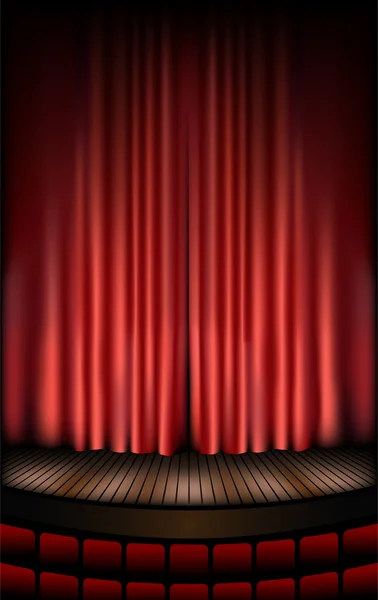 Theater podium — Stockvector