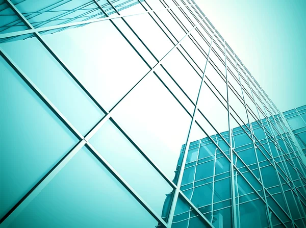 Vista moderna de rascacielos de cristal —  Fotos de Stock