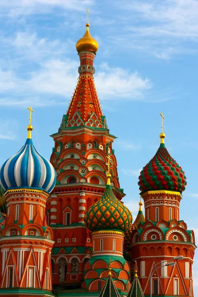 Cathedral of Vasily the Blessed on Red Square Moscow Russia — Stock Photo, Image