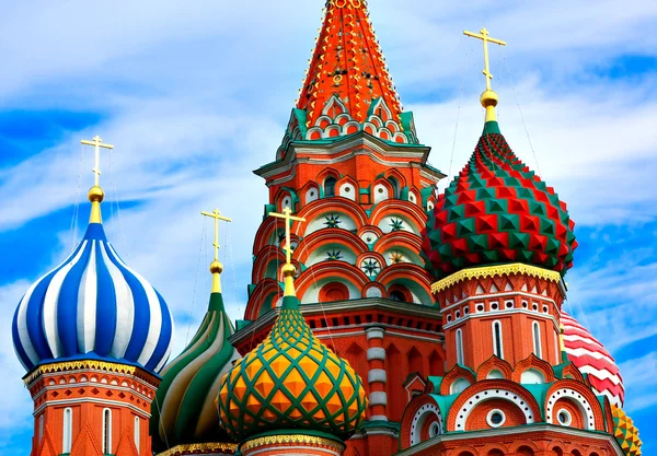 Katedra Wasilij błogosławiony na plac czerwony Moskwa — Zdjęcie stockowe