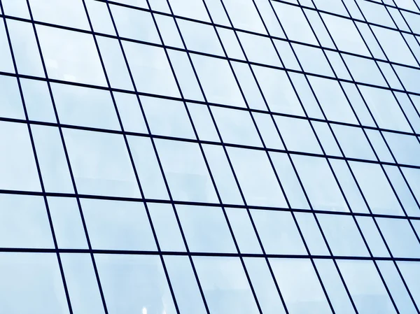Vierkante kant van deelvenster in het Bedrijfscentrum — Stockfoto