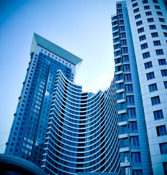 비즈니스 센터에서 고층 빌딩의 새로운 영역 — 스톡 사진