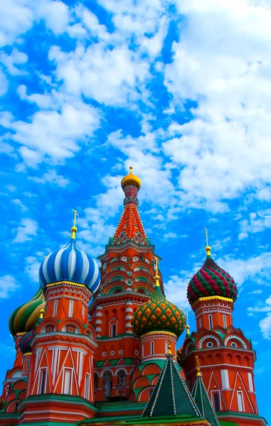 러시아 모스크바에 있는 성 바질의 성당 — 스톡 사진