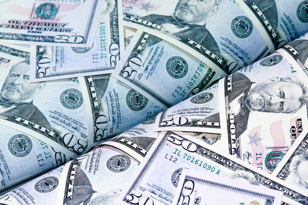 Magazine of dollars money