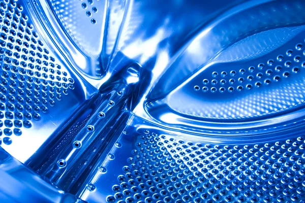 Buben pračky modrá — Stock fotografie