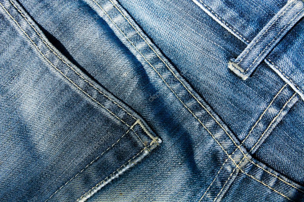 Blue jeans texture — Stock Photo © Vladitto #5485871