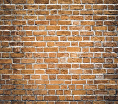 Persistence concept, background of red brick wall texture