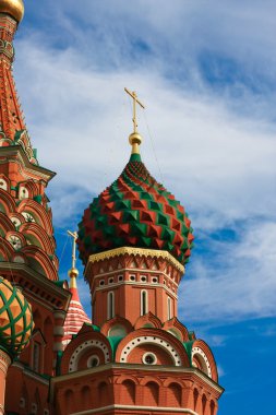 Ünlü St. Basil's Head Cathedral Red Meydanı ' nda Mosco kubbeleri