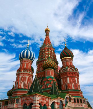 Saint Basil's Cathedral in Moscow clipart