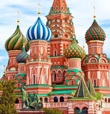 Kızıl Meydan Moskova Rusya Vasili mübarek Katedrali