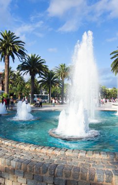 güzel çeşme yaz tropikal Park