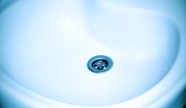Kitchen sink with water drops clipart