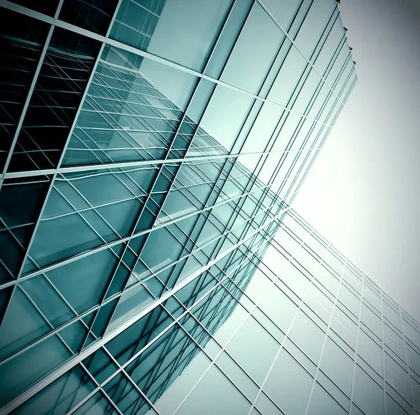 Samtida vinkel på företag byggnad — Stockfoto