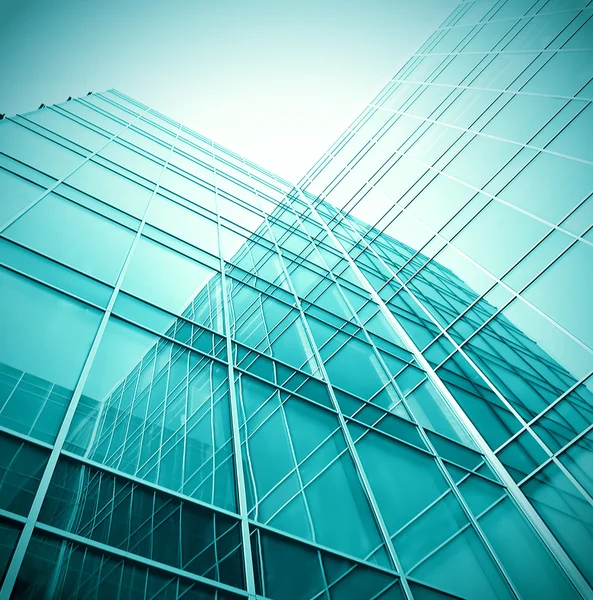 Contemporary angle of business building — Stock Photo, Image