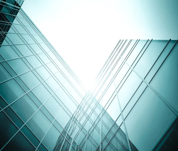 Textura resbaladiza del edificio de gran altura de vidrio — Foto de Stock
