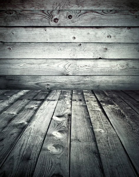 Grunge wooden styled interior — Stock Photo, Image