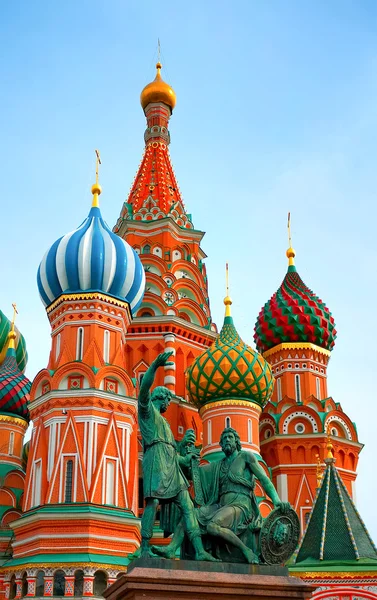 Sint-Basiliuskathedraal, Moskou, Rusland — Stockfoto