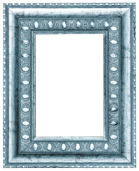 Vintage wooden frame over white background — Stock Photo, Image