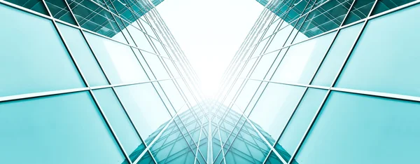 Ilustración abstracta de rascacielos de construcción de marco de vidrio —  Fotos de Stock