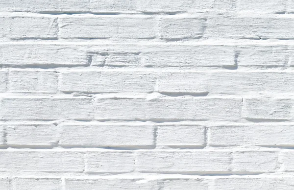 Fehér téglafal textúra — Stock Fotó