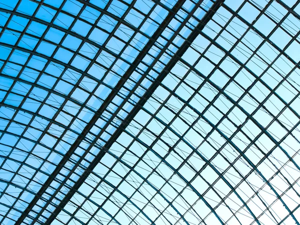 Modern mavi tavan — Stok fotoğraf