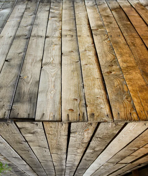 Hranice perspektivy dřevěné kostky — Stock fotografie