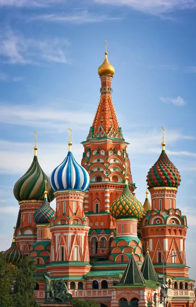 莫斯科、 俄罗斯、 圣瓦西里大教堂 — 图库照片