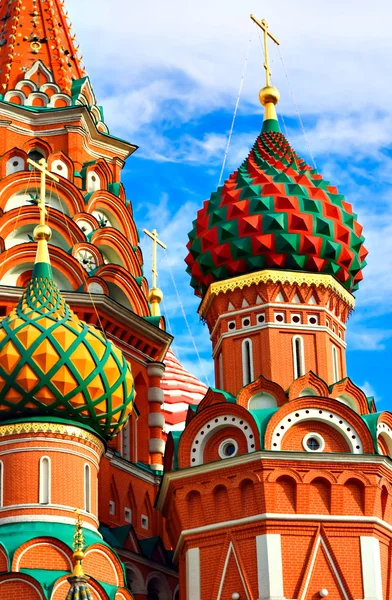 Moskou, Rusland, saint Basiliuskathedraal — Stockfoto