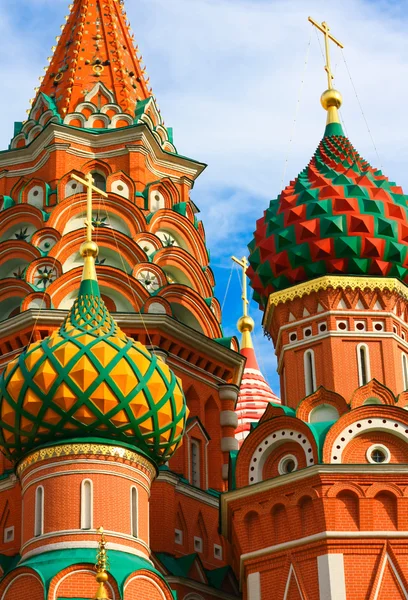 Moskova, Rusya, Aziz basil Katedrali — Stok fotoğraf