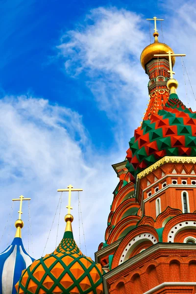 Kızıl Meydan Moskova Rusya Vasili mübarek Katedrali — Stok fotoğraf